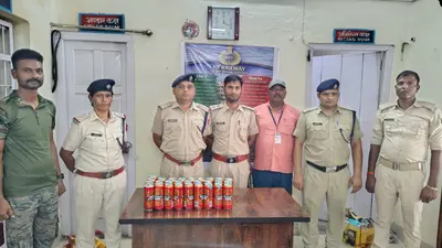 बारसोई स्टेशन पर 14 लीटर प्रतिबंधित शराब बरामद, आरपीएफ-उत्पाद विभाग की संयुक्त कार्रवाई