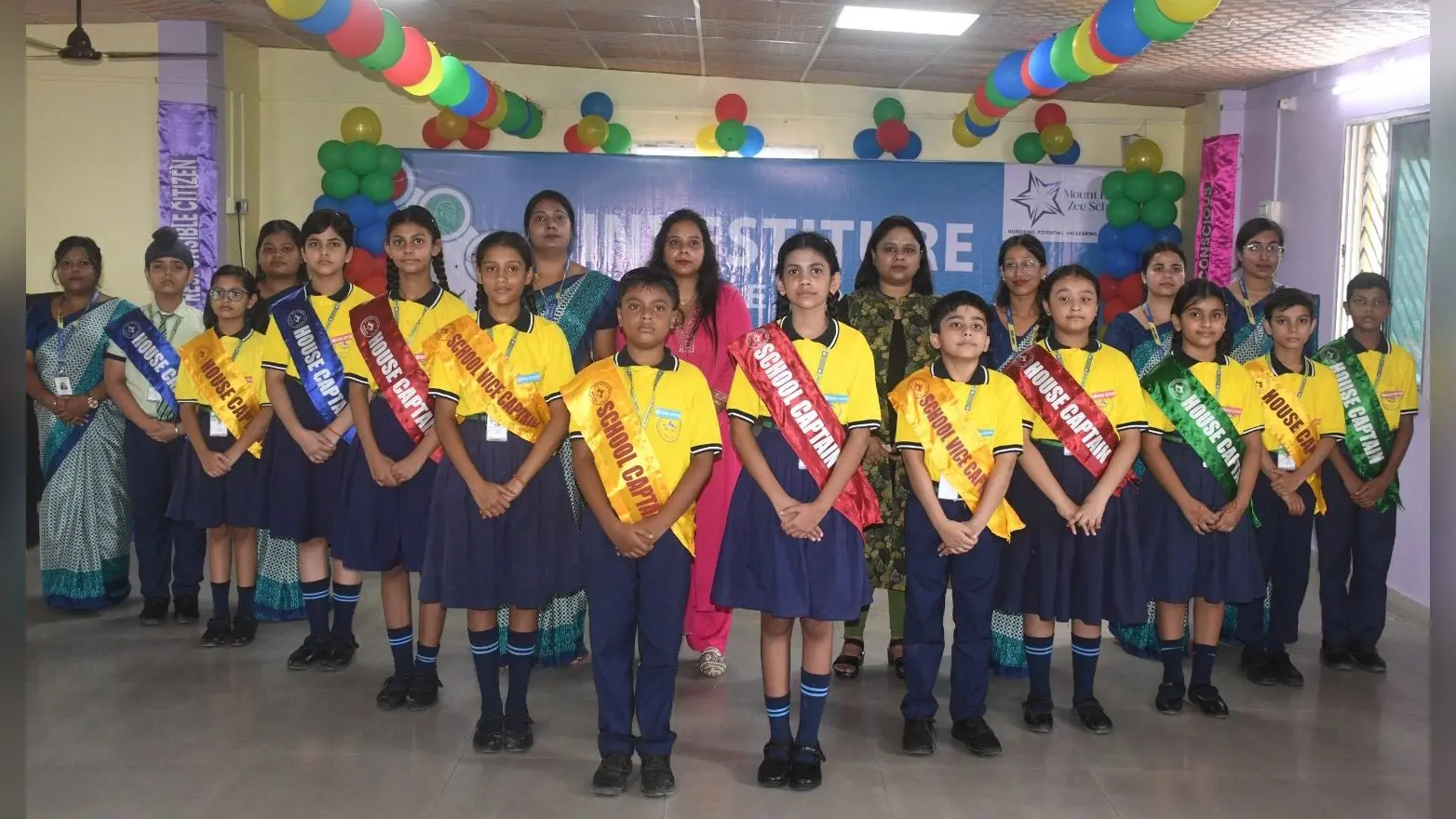 माउंट लिटेरा ज़ी स्कूल में इन्वेस्टिचर सेरेमनी, छात्र परिषद ने संभाली जिम्मेदारी