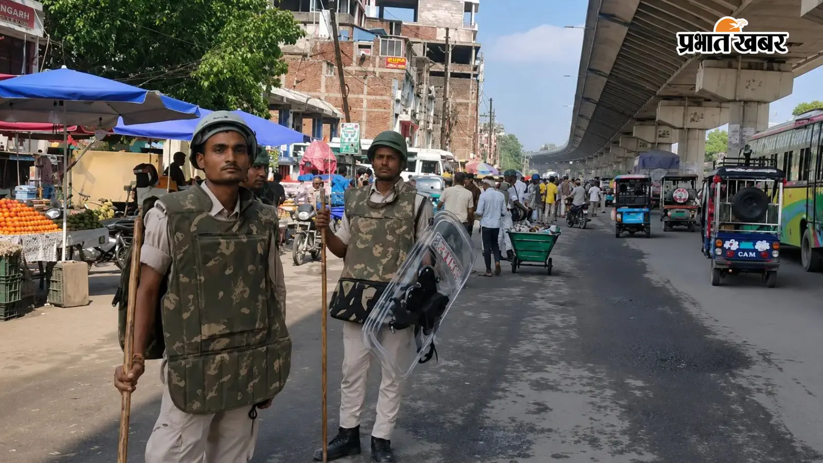 बेगूसराय में बिहार बंद को लेकर हाई अलर्ट, कोचिंग संस्थान बंद, सड़कों पर उतरे DM-SP