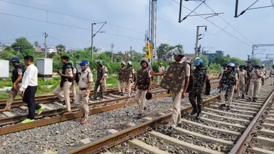बिहार बंद के बीच जहानाबाद में रेलवे ट्रैक पर हाई अलर्ट, RPF-GRP ने संभाला मोर्चा