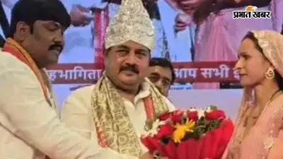भाजपा के ‘संकल्प दिवस’ में दारा सिंह चौहान का सम्मान, चांदी का मुकुट बना आकर्षण का केंद्र