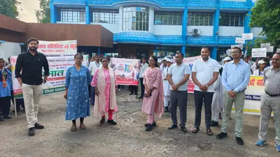 बिहारशरीफ : सरकार के 100 दिन पूरे होने पर निकली भव्य प्रभात फेरी, DDC ने किया नेतृत्व.