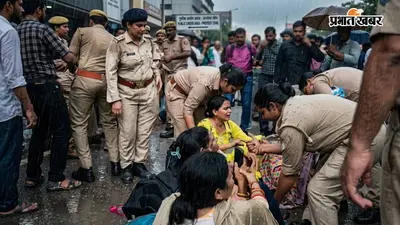 69 हजार शिक्षक भर्ती पर फिर संग्राम, लखनऊ में अभ्यर्थियों ने घेरा मायावती आवास, सरकार से लगाई गुहार