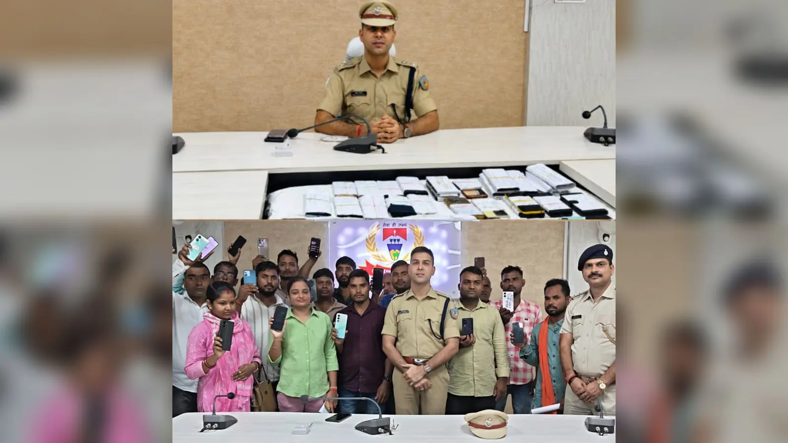 पुलिस ने 104 गुम हुए मोबाइल किया बरामद, सत्यापन के बाद संबंधित लोगों को किया वापस