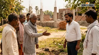 निर्माणाधीन पंचायत सरकार भवन बना खतरा! खुले बिजली तार से गाय की मौके पर मौत, ग्रामीणों में गुस्सा