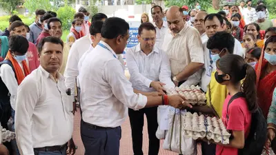 भोजपुर : टीबी उन्मूलन अभियान को बढ़ावा, 150 मरीजों के बीच बांटे गए फूड बास्केट