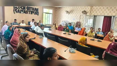 सरकार के 100 दिन पूरे होने पर प्रखंड सभागार में मुख्यमंत्री सम्राट चौधरी के संबोधन का हुआ लाइव प्रसारण