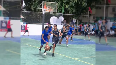 CBSE क्लस्टर-3 बास्केटबॉल प्रतियोगिता में, दूसरे दिन बिहार-झारखंड की टीमों ने दिखाया दम