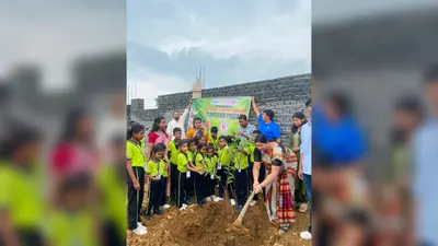 रोटरैक्ट क्लब ने चलाया वृक्षारोपण अभियान, विद्यालय परिसर में लगाए 130 फलदार पौधे