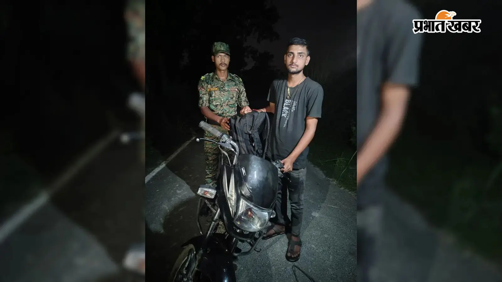 यूपी से बाइक में छिपाकर लाई जा रही 23 लीटर देशी शराब के साथ तस्कर गिरफ्तार, बाइक भी जब्त