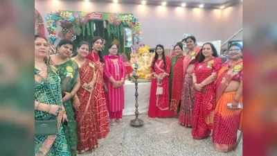 अग्रवाल महिला मंडल का सावन उत्सव मेला शुरू, बड़ी संख्या में मेले में पहुंचे शहरवासी