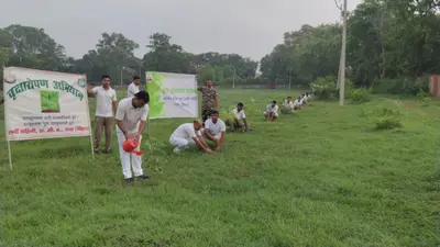 बोधगया में एसएसबी का पौधारोपण अभियान, 100 पौधे लगाकर दिया पर्यावरण संरक्षण का संदेश