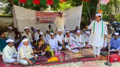 वित्त रहित शिक्षा नीति समाप्त करने की मांग को लेकर कांग्रेस सेवा दल का धरना, शिक्षकों के समायोजन की उठी मांग