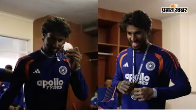 भारतीय टीम के ड्रेसिंग रूम में शुरू हुई नई परंपरा, तिलक वर्मा बने 'बेस्ट एटीट्यूड अवॉर्ड' के पहले विजेता