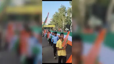 तिरंगा यात्रा निकाली गयी