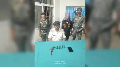 अवैध हथियार के खिलाफ मुंगेर पुलिस की कार्रवाई : बरियारपुर में युवक के पास मिला कट्टा और 7 कारतूस