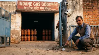 केसरिया में इंडेन गैस गोदाम का ताला काटकर छह सिलेंडर चोरी, सीसीटीवी कैमरा भी तोड़ा