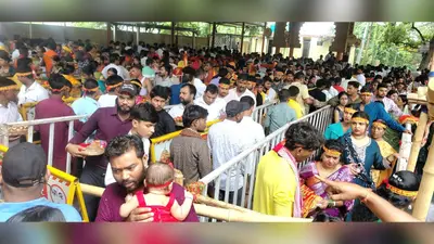 रजरप्पा मंदिर में उमड़ा आस्था का जनसैलाब, हजारों श्रद्धालुओं ने किए मां छिन्नमस्तिके के दर्शन