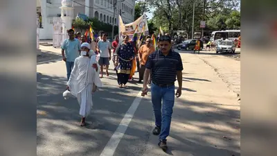 राजगीर में सोहम मुनि जी महाराज का चातुर्मास प्रवेश, पदयात्रा में उमड़े सैकड़ों श्रद्धालु