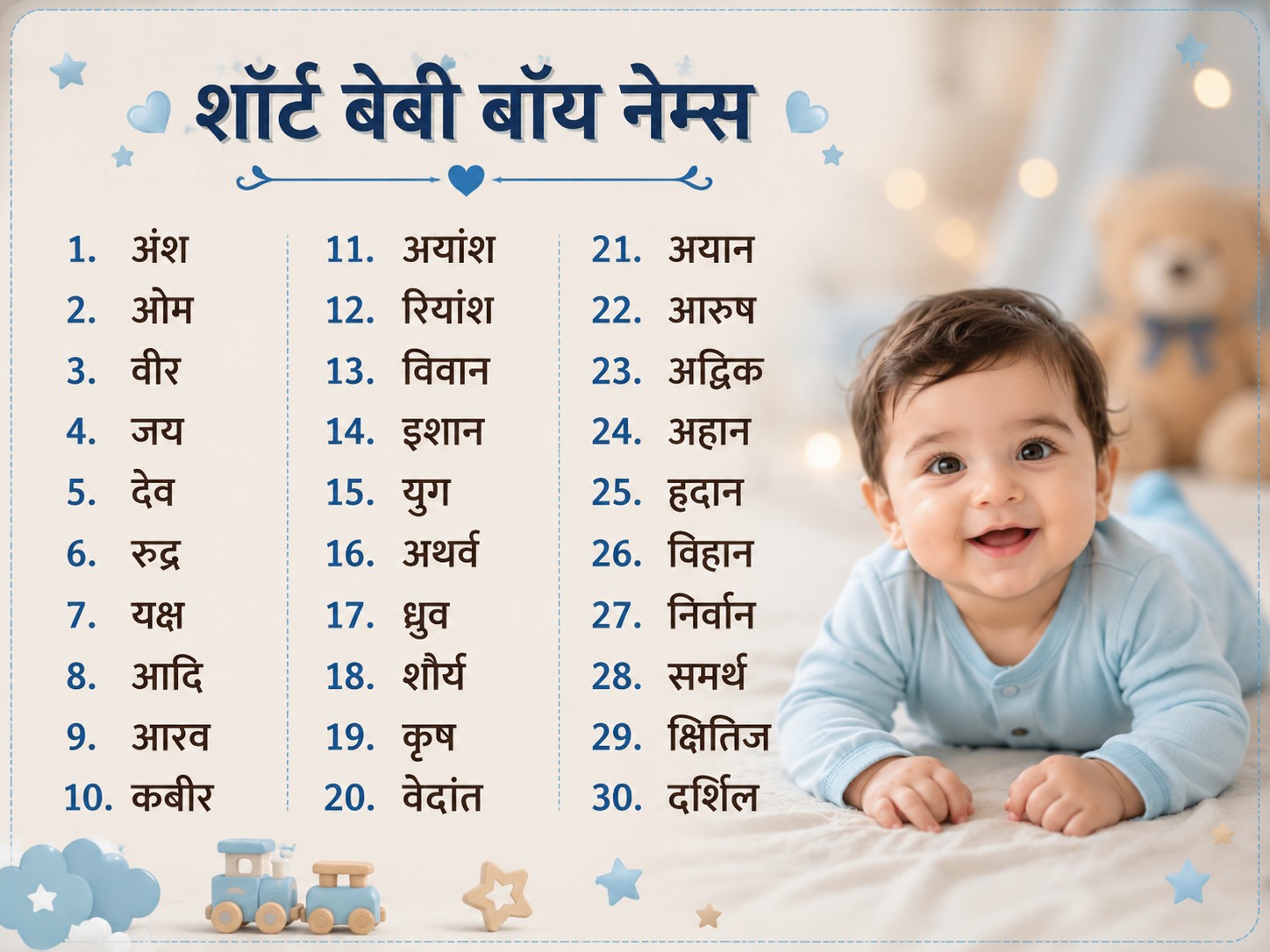 short baby boy names list