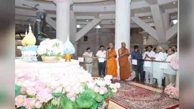 पूर्व मुख्यमंत्री नीतीश कुमार ने वैशाली के बुद्ध सम्यक दर्शन संग्रहालय का किया भ्रमण, विरासत संरक्षण पर दिया जोर