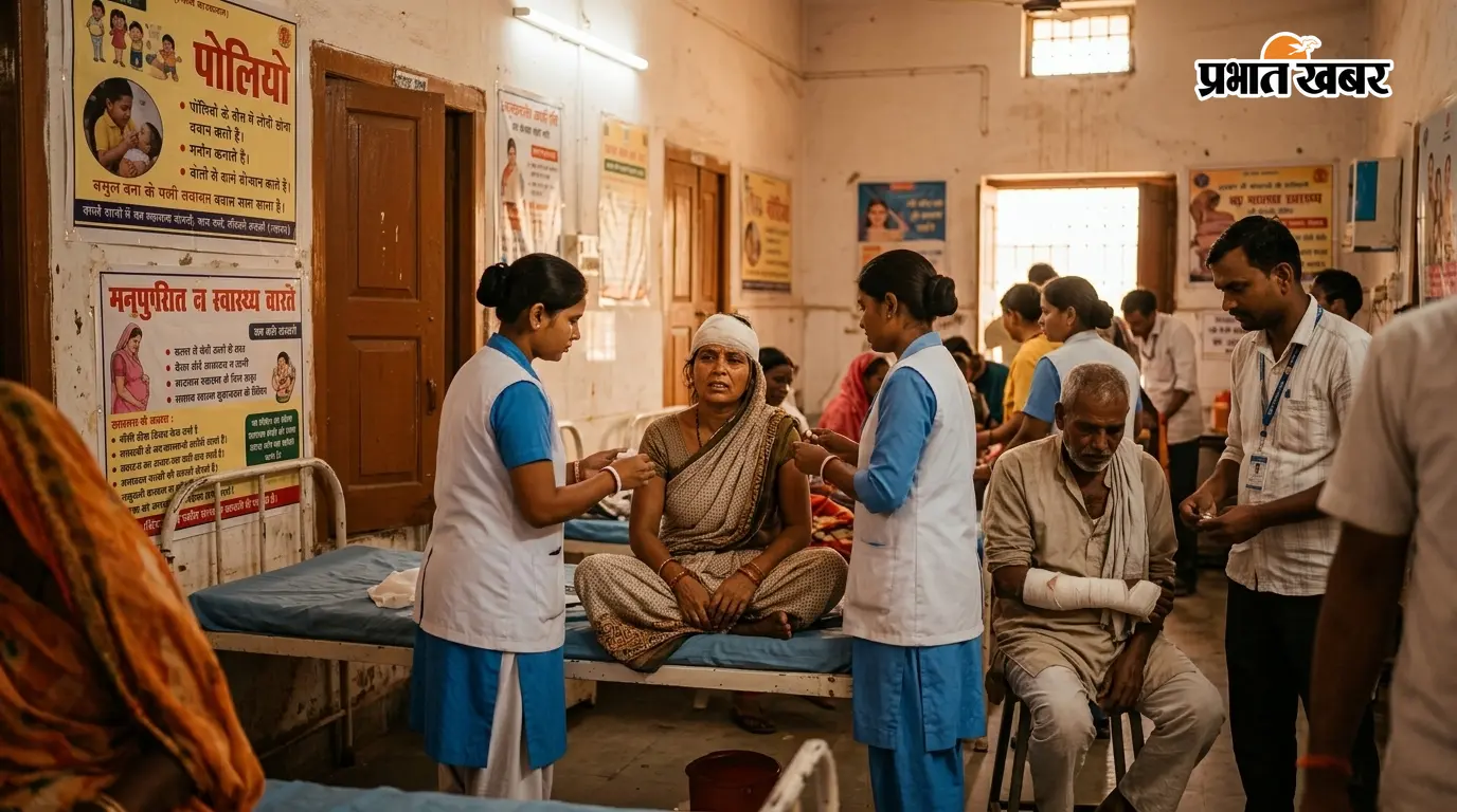 पुपरी में दो जगहों पर मारपीट, महिला समेत चार लोग घायल, पीएचसी में भर्ती