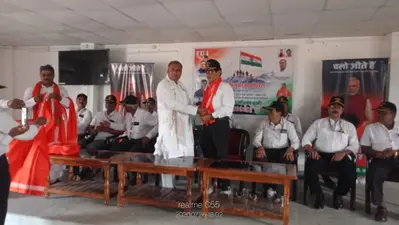 कारगिल विजय दिवस पर बक्सर में पूर्व सैनिकों का सम्मान, भाजपा ने वीर जवानों के शौर्य को किया नमन