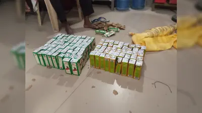 बक्सर में 141.675 लीटर शराब जब्त, दो जगह छापेमारी, तस्कर पुलिस को चकमा देकर फरार
