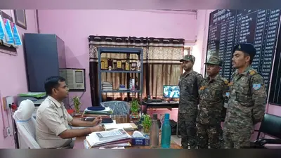 जिले के सभी थाना और ओपी में हुई चौकीदारी परेड