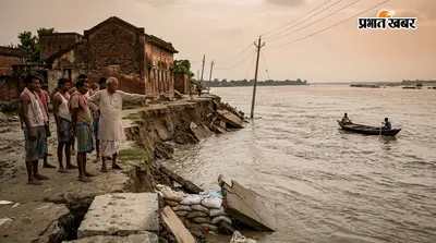 गंगा-कोसी का जलस्तर घटा, तटबंध सुरक्षित, कई जगह अब भी टो को छू रहा पानी