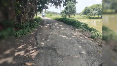 औरंगाबाद : मदनपुर में जर्जर सड़क बनी मुसीबत, खिरियावा पथ से तेतरिया जाने वाले ग्रामीण परेशान