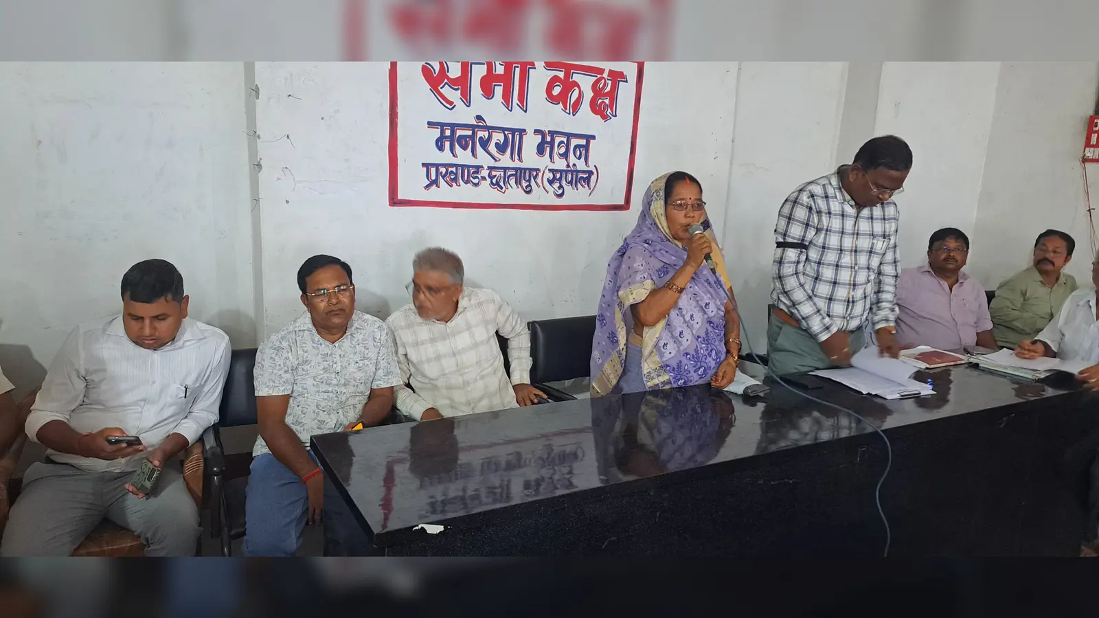 पंचायत समिति की बैठक में हंगामा, खाद, बिजली, अतिक्रमण और राशन कार्ड के मुद्दों पर गरमाया सदन
