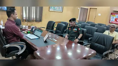 NCC के नए कमांडिंग अफसर ने डीएम से की मुलाकात, नए स्कूलों में यूनिट खोलने पर चर्चा