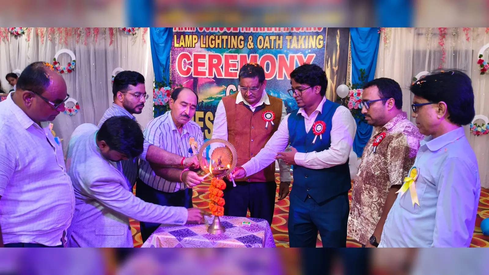 एएनएम ट्रेनिंग स्कूल में लैंप लाइटिंग समारोह, 47 छात्राओं ने ली नर्सिंग सेवा की शपथ