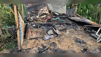 सरकंडा चौक पर चाय-पान की गुमटी में भीषण आग, दो लाख से अधिक की संपत्ति जलकर राख