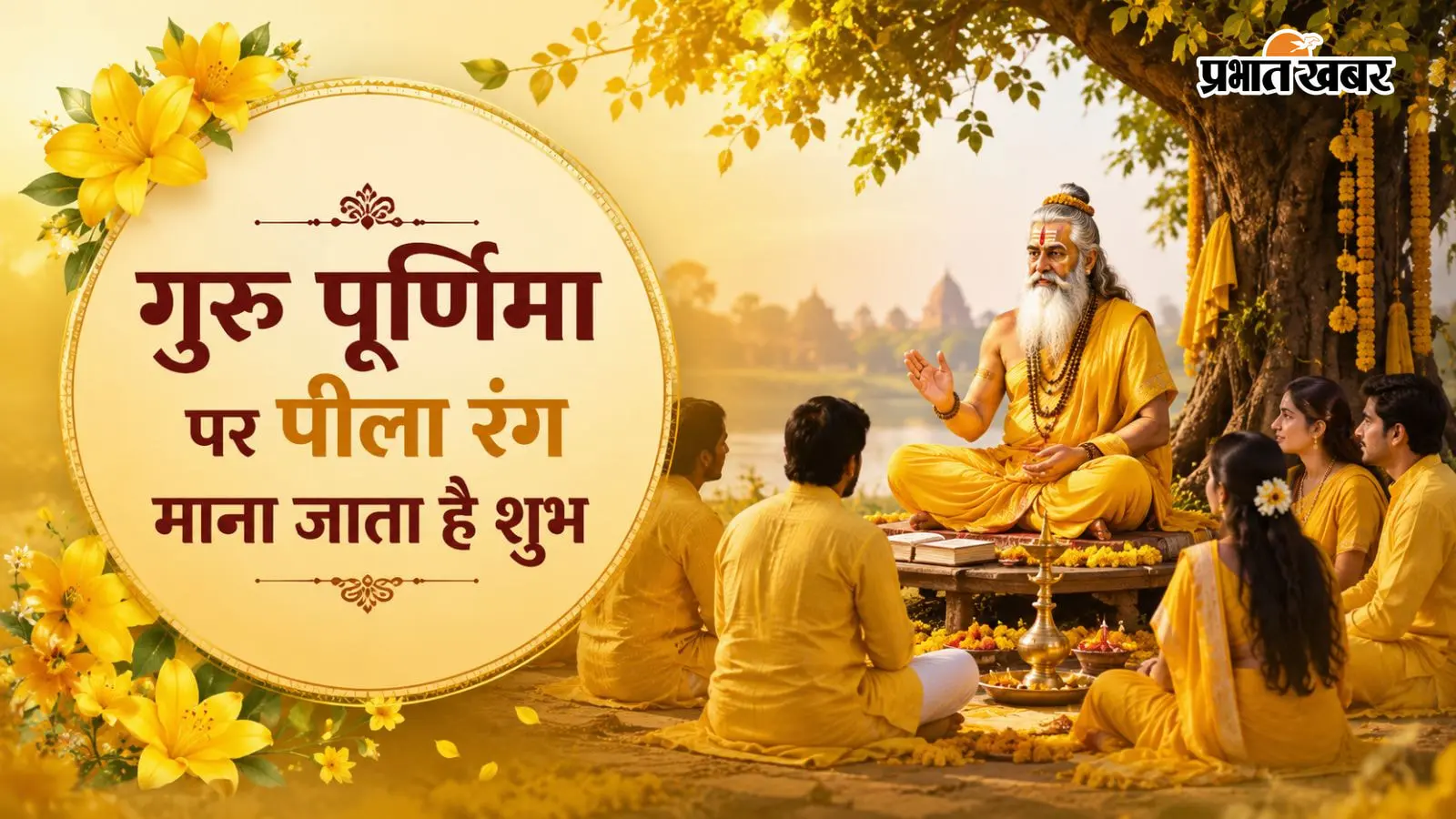 गुरु पूर्णिमा 2026 पर पीला रंग क्यों माना जाता है सबसे शुभ?