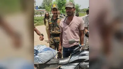 तेल बिगहा में 100 लीटर देसी शराब के साथ युवक गिरफ्तार, मोटरसाइकिल व मोबाइल जब्त