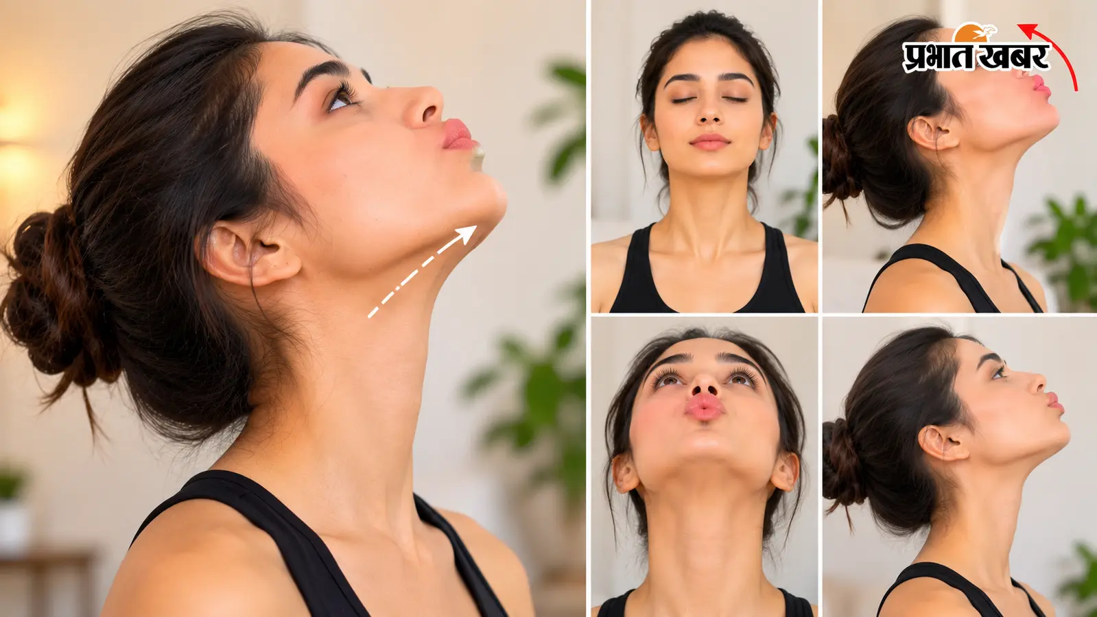 Jawline को नेचुरली शार्प बनाना है? अपनाएं ये आसान Face Yoga Exercises