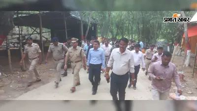 श्रावणी मेला : डीएम-एसपी ने 3 किमी पैदल चलकर परखी तैयारियां, कांवरियों की सुविधा और सुरक्षा पर विशेष जोर