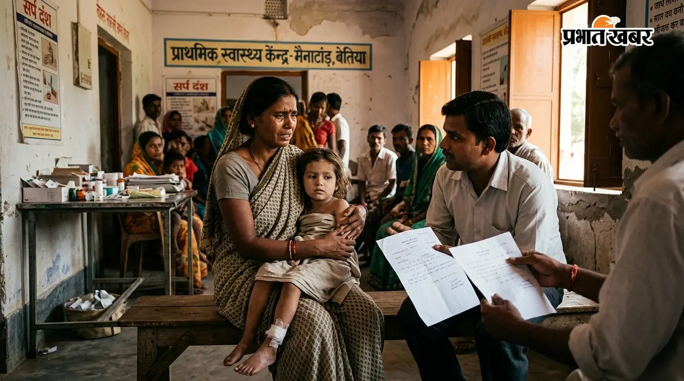 मैनाटांड़ के खमिहा गांव में खेलते समय बच्ची को सांप ने काटा, प्राथमिक उपचार के बाद जीएमसीएच रेफर