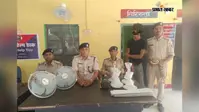 स्कूल में हुई चोरी का 24 घंटे के भीतर खुलासा, 6 पंखे और मोटर समेत एक आरोपी गिरफ्तार