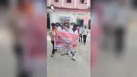 एसयू कॉलेज हिलसा में पीजी नामांकन की मांग को लेकर एबीवीपी का विरोध मार्च, आंदोलन तेज करने की चेतावनी