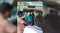 चलती ट्रेन से उतरते समय फिसली महिला, रेलकर्मियों और यात्रियों की सूझबूझ से बची जान