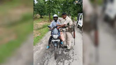 एंटी क्राइम वाहन जांच अभियान में वाहनों की सघन जांच