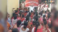 आंगनबाड़ी सेविका-सहायिकाओं का सीडीपीओ कार्यालय के बाहर धरना, 9 सूत्री मांगों को लेकर सौंपा ज्ञापन