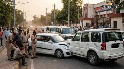 पटना पुलिस मुख्यालय के बाहर बेकाबू हुआ कार, सार्जेंट मेजर की स्कॉर्पियो समेत कई सरकारी वाहन क्षतिग्रस्त, धमाके से मची अफरा-तफरी