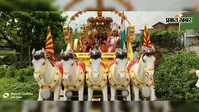 भिरहा में कलश शोभायात्रा के साथ श्रीमद्भगवद्गीता प्रवचनमाला और द्वादश ज्योतिर्लिंग दर्शन मेले का शुभारंभ