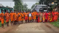 जेरवाखिलकनाली से बाबा बैद्यनाथ धाम के लिए रवाना हुआ गौरी कांवरिया का जत्था