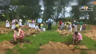 बेलहर में स्कूली बच्चों ने लगाये 200 पौधे, बेलहरनी नदी किनारे हरियाली बढ़ाने की ली शपथ