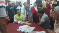 बड़हिया में जलनिकासी की स्थायी व्यवस्था की उठी मांग, कृषि मंत्री विजय कुमार सिन्हा के सामने किसानों ने रखा दर्द